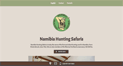Desktop Screenshot of namibiahunt.net