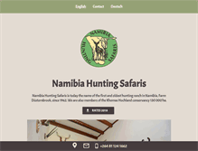 Tablet Screenshot of namibiahunt.net